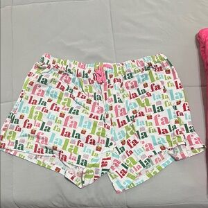 The Royal Standard Colorful Fa La La Pajama Shorts